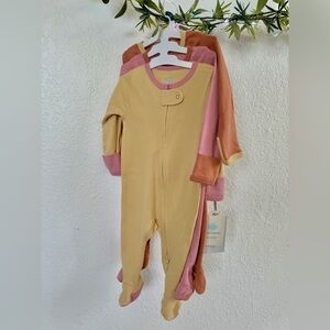NWT Baby Sleeper Onesies 3 pack 0-3 months